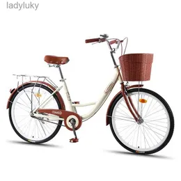 Biciclette Holland Bicicletta classica Single Speed Lady Bike Bicicletas De China Ciclismo Ladies Cycle City Bike 28 pollici Unisex WomenL240105