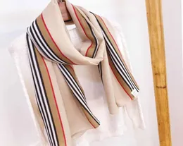 Модный осенний и зимний бренд шерстяной шерстяной шарф мужчина Scarf Men039s Fashion Stripe Scarf вязаный Soft Cashmere7903220