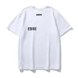 Designer Tide T-Shirts Hosen Brust Brief Laminierter Druck Kurzarm High Street Loose Oversize Casual T-Shirt 100% reine Baumwolle Tops für Männer und Frauen F2CE