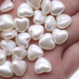 Polish Chongai 50pcs Heart Flower Shell Acrylic Beads Diy Imitation Pearl Style Making Necklace Bracelet Jewelry Accessories 10x11mm