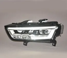 مصباح رأس السيارة لـ Audi Q3 LED LED Running Light 2016-2018 إكسسوارات سيارات الإشارة إلى الإشارة الأمامية الديناميكية