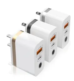 PD 20W USB Typ Carger Fast Charge 20 W 24a Typec ładowarka na iPhone Xiaomi Travel Mur