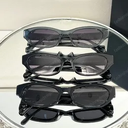 Herren-Sonnenbrille, Designer-Damen-Sonnenbrille, Designer-Katzenaugen-Sonnenbrille, 1:1-Acetat-Rahmen mit Diamant-Buchstaben CH9134B, ovale Sonnenbrille für Damen