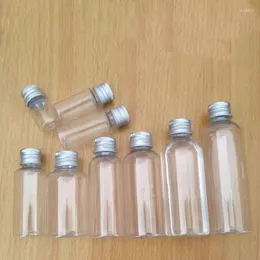 Bottles 10pcs 5-100ml Refillable Travel Empty Bottle Portable Plastic Cosmetics Sample Toxic Free And Safe Tools