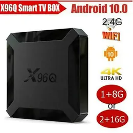 Kutu X96Q TV Kutusu Android 10 Akıllı 1GB 8GB/2G 16G Dört Çekirdek H313 HD 2.4G WiFi 100m LAN VS TX3 Mini 4K Medya Oynatısı