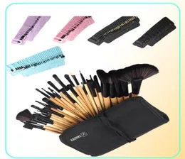 32 Pçs / set Profissional Pincel de Maquiagem Conjunto Fundação Eye Face Sombras Batons Pó Make Up Brushes Kit Cosmético Ferramentas Bag7500447