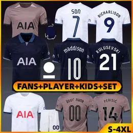 2023 24 Son Heung min James Maddison Brennan JOHNSON Soccer Jerseys ROMERO KULUSEVSKI Bentancur VAN DE VEN BISSOUMA Tottenham kids Football Uniform kit shirt SPURS