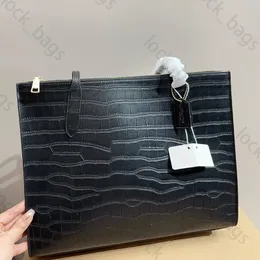 manico in pelle borse per la spesa da donna modello coccodrillo borsa tote firmata grande cerniera borsa da donna borsa di lusso borse di marca borsa ascellare con scatola