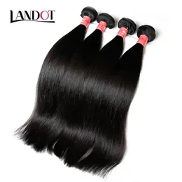 Wefts 브라질 직선 처녀 머리 직조 3 PCS/로트 가공되지 않은 브라질 스트레이트 헤어 번들 자연 컬러 염색 가능한 브라질 인간