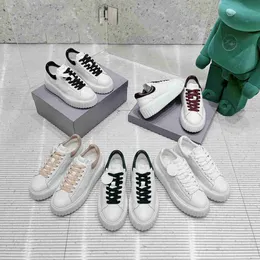Designer h-striped sneakers casual shoes women high-quality platform white black comfortable fashion tie-in star trend collocation