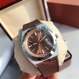 Luxury Men's Watches 4500V 41mm Automatisk Mekanisk klocka 8215 Movement Silver Armband 904L Sapphire Super Waterproof Stainless Steel Datum Armbandsur GD Maker