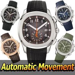 Mens Watch Designer Watches 고품질 고급 시계 5968 자동 이동 시계 5164 시계 904L 풀 스테인레스 스틸 방수 라미운게 릴로미스와 상자
