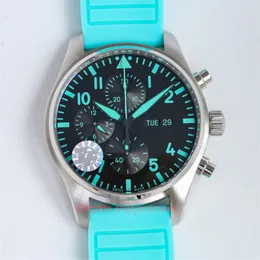 ZF Factory Super Edition Men's Watches IW388108 41mm Automatic Mechanical Watch 69385 Movement Sapphire Rubber Bracelet Deep Waterproof Timer Wristwatches-24