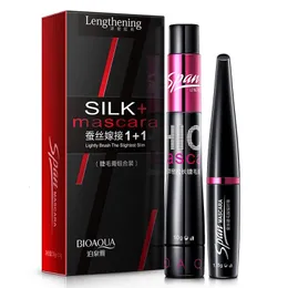 BIOAQUA 3D Fibre Maquillage mascara Allongement des cils Volume Express Maquiagem Cils Marque 2 en 1 faux cils Mascara 240105