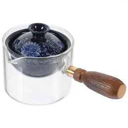 Dinnerware Sets Gongfu Tea Pot 360 Rotation Maker Teaware Kettle Home Office Teapot