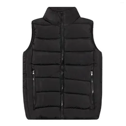 Women's Down Thickening Winter Jackets Sleeveless Vest Warm Oversize Tops Short Waistcoat Fashion Lady Coat Stand Collar Vests Kurtki