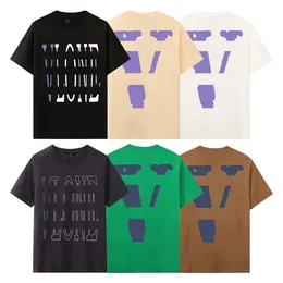 Erkek Kadın Tasarımcılar Tişörtler Gevşek Tees Moda Markaları Üstler İnsanın Günlük Gömlek Luxurys Giyim Sokak Polos Şortlu Kılıf Giysileri Yaz V-35 XS-XL