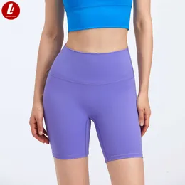 Lu Align Lu Yoga CLASSIC 3.0 Hi Cloud Workout Exercise 6" Women Buttery Soft High Rise Sport Athletic Fitness Gym Shorts Lemon Workout Gry LL