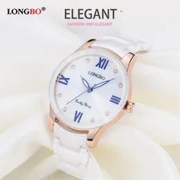 CWP 2021 Top Brand Longbo Luxury Fashion Casual Quartz Ceramic Watches Lady Relojes Mujer Women Wristwatch Girl Dress Female Ladie2447