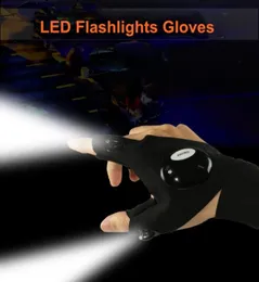 LED Flashlights Gloves Night Fishing Tool Parts with Handy Glove for Night Time Repairs Hunting Camping Cycling Gear2573475