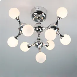Americano personalidade criativa lâmpadas de teto europeu loja roupas restaurante lâmpadas vidro simples lâmpadas teto redondo ligh210c