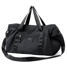 Bolsa de viagem dobrável Oxford para homens e mulheres 37L à prova d'água grande capacidade esportiva sacola de ginástica ombro fim de semana sacos de noite 240104