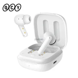 Fones de ouvido de telefone celular QCY T13 ANC Fones de ouvido sem fio Bluetooth 5.3 Cancelamento de ruído ativo -28dB Fone de ouvido de carga rápida Fones de ouvido 4 microfones ENC HeadsetLF