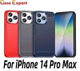 Carbon Fiber Texture TPU Phone Cases for iPhone 14 Plus Pro Max SE2020 LG Stylo 7 Harmony 4 Velvet Pixel 6 Samsung Note 20 S22 Ult3681503