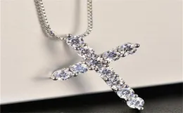 Xury Cubic Zircon Pendant Necklace 925 Sterling Silver Christian Jesus Jewelry for Women Gift A0362377330