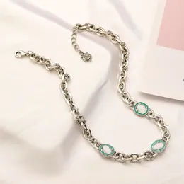 클래식 브랜드 디자이너 편지 Sier Necklace Diamond Necklace for Women 보석 목걸이 펜던트 웨딩 발렌타인 데이 선물 S