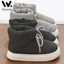 2023 Modne koronkowe buty śnieżne buty buty pary na zewnątrz zimowe antyllip grube dolne buty żeńskie buty buty butów 240105