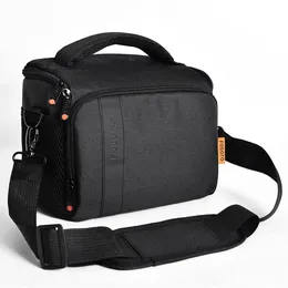 Fusitu Waterproof Nylon Shoulder Camera Bag DSLR Videokamerapåse för Sony Lens Pouch Bag Canon B500 P900 D90 D750 D7000 240104