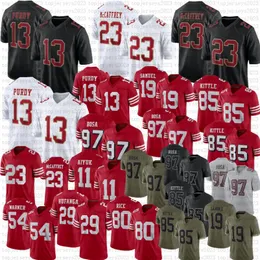 2024 Christian McCaffrey Brock Purdy Football Jerseys Bosa George Kittle Deebo Samuel Fred Warner Jerry Rice Jerry Rice Montana Talanoa Hufanga Brandon Aiyuk Montana Young