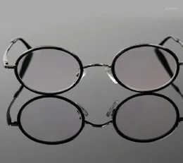 Homens retro redondo metal quadro completo preto óculos de leitura óculos espelho saúde cuidados com os olhos 100 200 150 250 051 sunglasse2449543