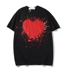 Moda markası Garcons CDG Tişört Tasarımcı Aşıklar Erkek Kadınları Sevecek Kalp Com Des Kısa Kollu Pamuk Oyun UNISEX SOKAK GİYESİ Mürettebat Boyun T-Shirt Tee Moda Tee Sıcak Tops