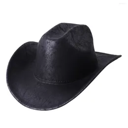 Береты 2024, мужская и женская ковбойская шляпа в стиле вестерн, шляпа от солнца с широкими полями, вечерние, дорожные, уличные, классические кепки в стиле ретро, ковбойские кепки