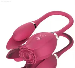 2022fororgasmOral Sex Klitoris-Saugvibrator mit 10 Saugnäpfen und Leck-Muschi-Sauger-Nippelstimulator Rose Toys für Frauen8536070