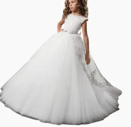 Girl039s Kleider Bodenkleid Teenager Brautjungfer Kinder für Mädchen Retro Spitze Prinzessin Mädchen Party und Hochzeit9213306