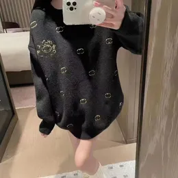Elbise Tasarımcı Sweater Kadın Kazak Jumper İşlemeli Baskılı Kazak Triko Klasik Örgü Sonbahar/Kış Sıcak Jumper Tasarım Jum