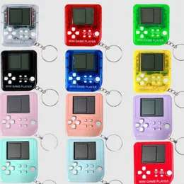 Keychain Pendant Game Console Retro Tetris Mini Handheld Electronic Game Console