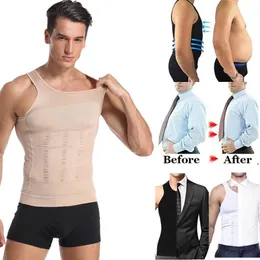 Underpants Bein Shape Shreming giubbotto da uomo Shaper Postura correttiva della pancia camicia da compressione perdita di perdita di biancheria intima Corset