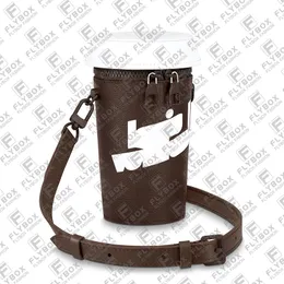 M80812 Bag na filiżankę kawy Crossbody Bag Messenger Torba na ramię Men Luksusowy projektant torebki TOTE TOPLATYWNA WASINIE SZYBKA