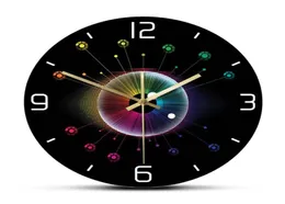 Бесшумная стреловидная оптометрия, подвесные настенные часы для клиники, спектр глаз, оптика, настенные часы с радужной оболочкой, офтальмологический декор, часы5145299