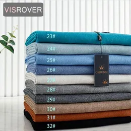 VISROVER nuovi 32 colori donna sciarpa invernale moda femminile scialli cashmere handfeeling invernale avvolge sciarpa hijab tinta unita8465534