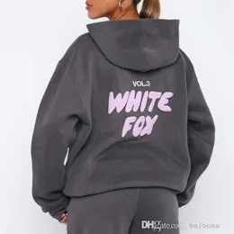 Frühling Herbst Winter Designer Neue Modische Sport Lose und Einfache Kapuze Plüsch Dicken Langen Ärmeln Hoodie für Frauen