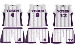 Anime Kuroko No Basuke Basket Yosen School Uniform Murasakibara Atsushi Jersey Sportswear Men T Shirt Shorts Set Cosplay Costume6453528