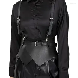 Cinture Cintura bondage sexy con reggicalze Steampunk Cintura in vita per le donne Corsetto stretto modellante per il corpo Masquerade