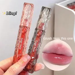 Lip Gloss Espelho Jelly Hidratante Cristal Transparente Água Brilhante Líquido Batom Plump Lips Glass Glaze Maquiagem Cosméticos