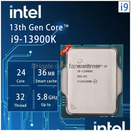 CPU Intel Core I913900K I9 13900K 30 Ghz 24Core 32Thread CPU-Prozessor 10Nm L336M 125W Lga 1700 Tray, aber ohne Kühler 231120 Drop Dhu5R