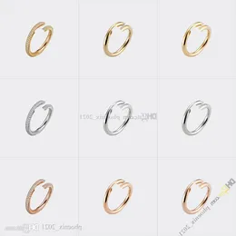 Jewelry Designer for Women Designer Ring Nail Ring Titanium Steel Rings Gold-Plated Never Fading Non-Allergic,Gold,Silver,Rose Gold, St Varp